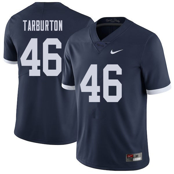 NCAA Nike Men's Penn State Nittany Lions Nick Tarburton #46 College Football Authentic Throwback Navy Stitched Jersey MNO3198VK
